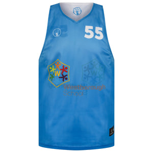 STARTING 5 Sublimated Mesh Reversible Training Vest - Example 4 (Matching Shorts Available)