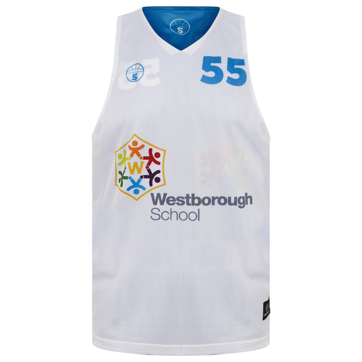 STARTING 5 Sublimated Mesh Reversible Training Vest - Example 4 (Matching Shorts Available)