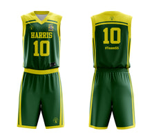 Load image into Gallery viewer, STARTING 5 Sublimated Basketball Kit Single-Sided Example 1