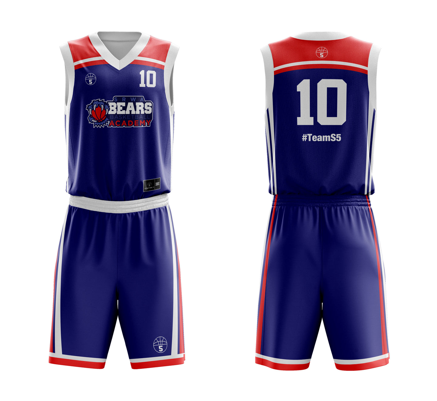 STARTING 5 Sublimated Reversible Kit Example 5