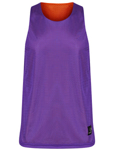 Manhattan Reversible Training Vest Purple/Orange