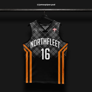 James Piper Design STARTING 5 Made to Order Basketball Kit Single-Sided Example 16
